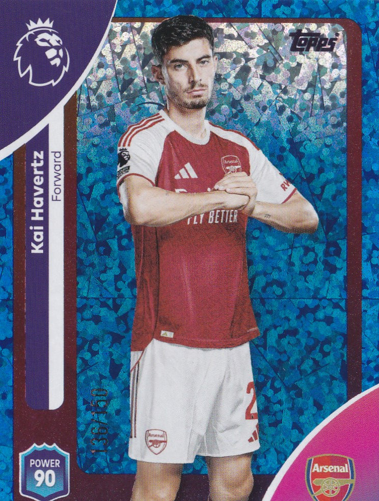 Kai Havertz Arsenal #136/150 Limited Edition Topps Trading Card – Numbered Collectible Football Card